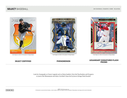 2025 Panini Select Baseball Blaster Box | Columbia Sports Cards - Columbia Hobby - Sports Card Boxes - Toploaders - Card Savers