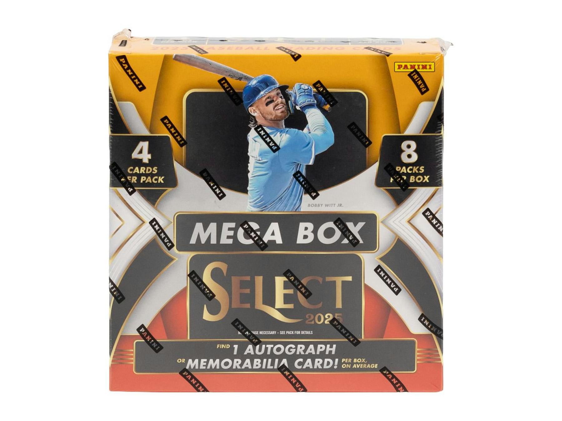2025 Panini Select Baseball Mega Box | Columbia Sports Cards - Columbia Hobby - Sports Card Boxes - Toploaders - Card Savers