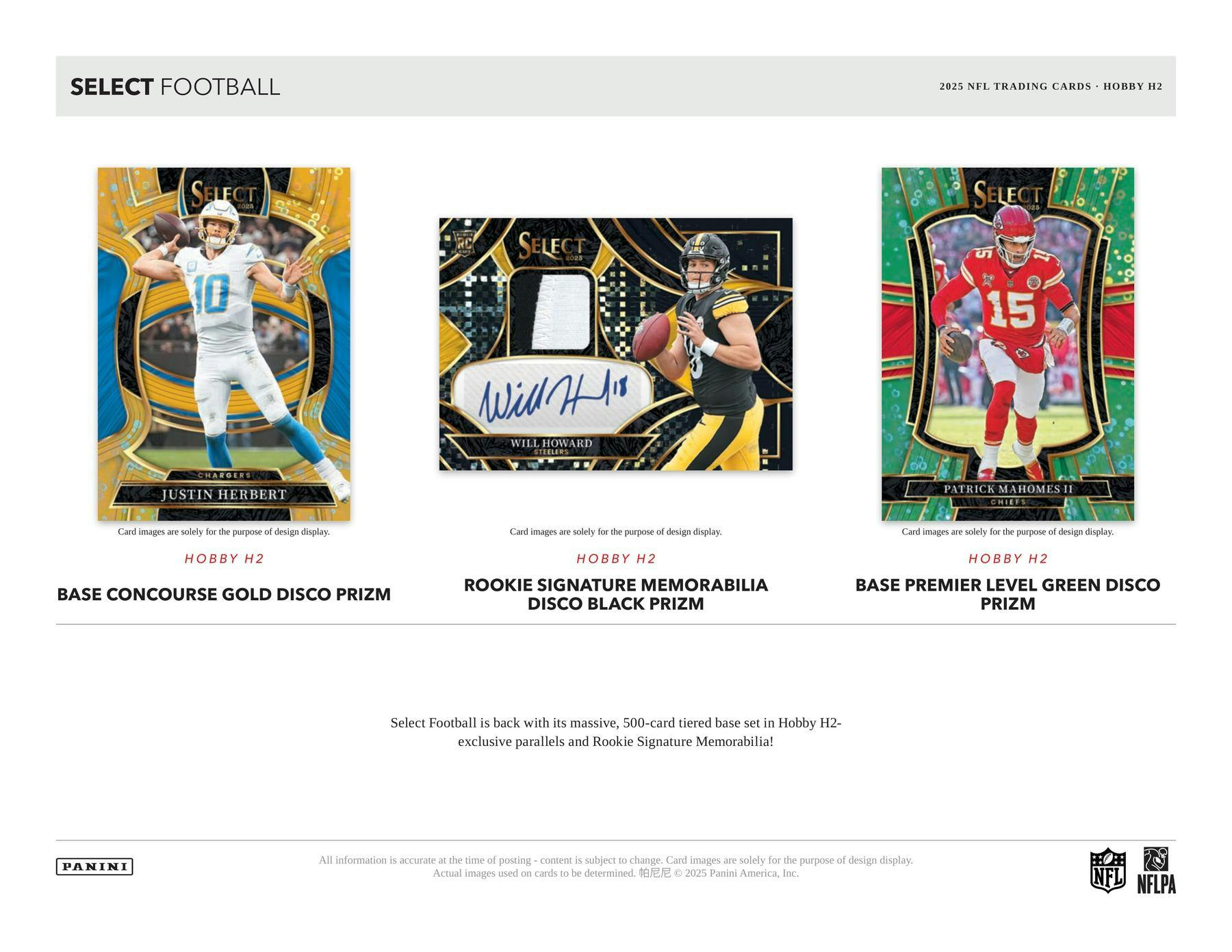 2025 Panini Select Football H2 Box | Columbia Sports Cards - Columbia Hobby - Sports Card Boxes - Toploaders - Card Savers