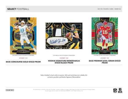 2025 Panini Select Football H2 Box | Columbia Sports Cards - Columbia Hobby - Sports Card Boxes - Toploaders - Card Savers