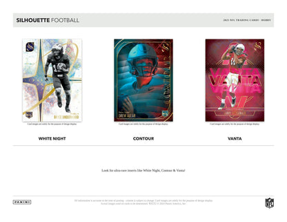 2025 Panini Silhouette Football Hobby Box | Columbia Sports Cards - Columbia Hobby - Sports Card Boxes - Toploaders - Card Savers