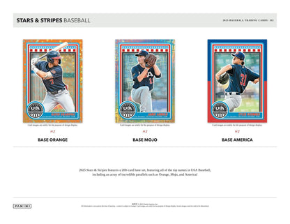 2025 Panini USA Stars & Stripes Baseball H2 Box - Columbia Hobby - Sports Card Boxes - Toploaders - Card Savers
