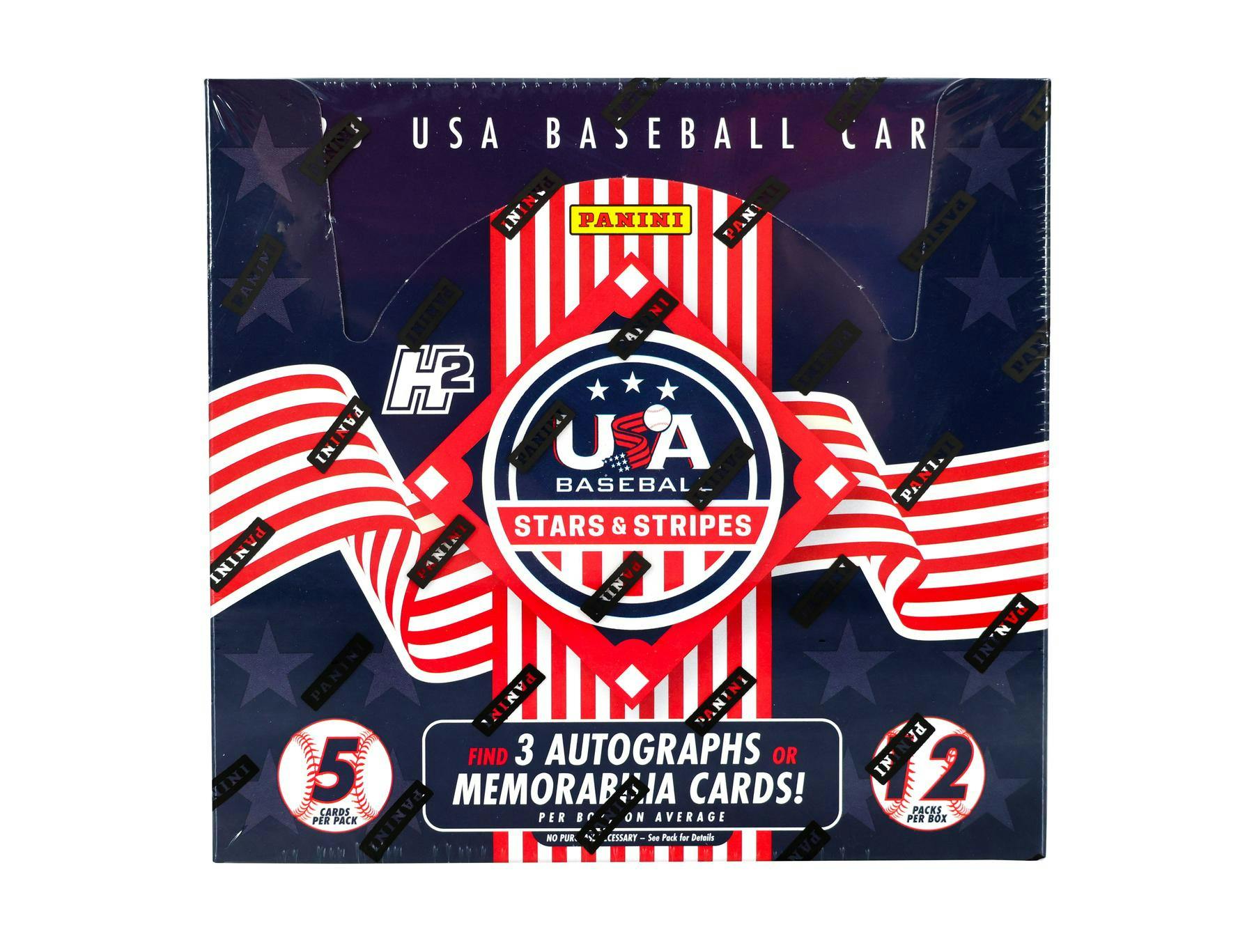 2025 Panini USA Stars & Stripes Baseball H2 Box - Columbia Hobby - Sports Card Boxes - Toploaders - Card Savers