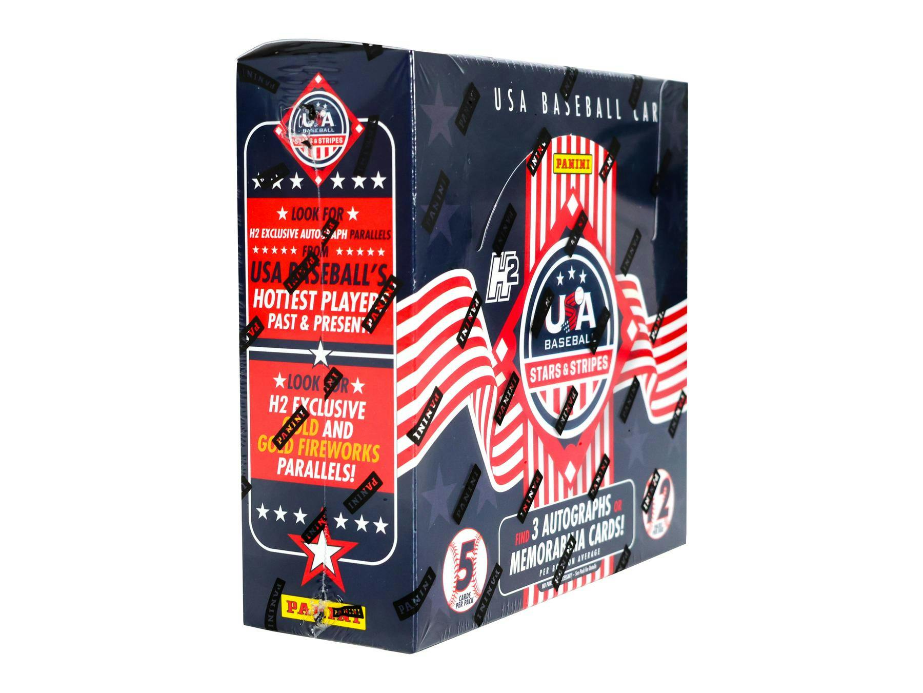 2025 Panini USA Stars & Stripes Baseball H2 Box - Columbia Hobby - Sports Card Boxes - Toploaders - Card Savers