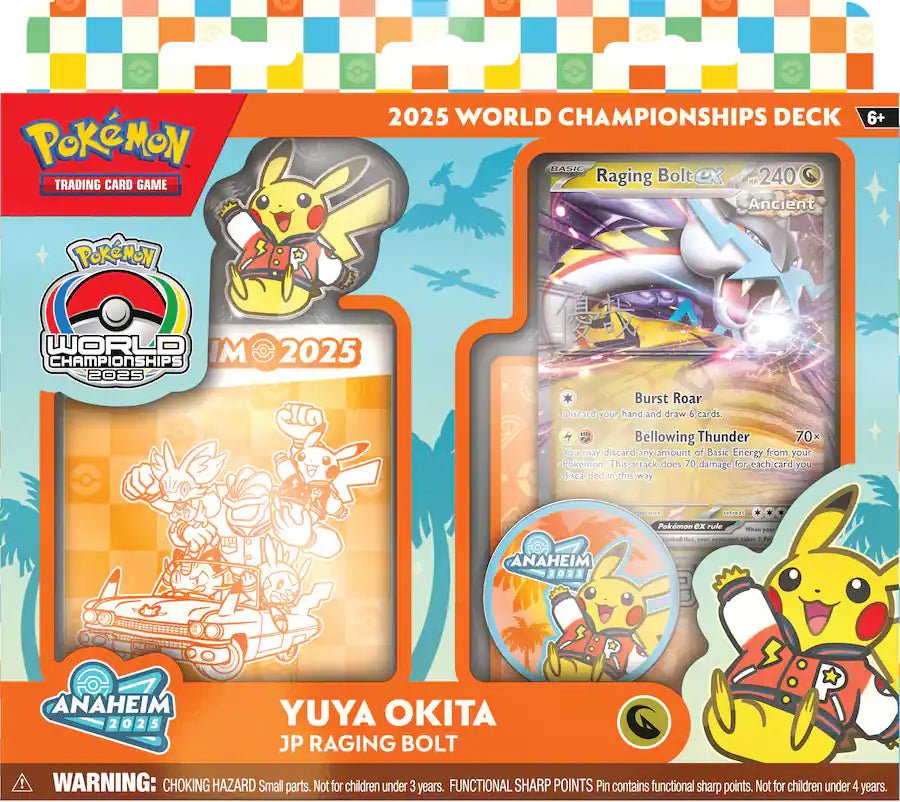 2025 Pokemon TCG World Championship Deck Box | Columbia Sports Cards - Columbia Sports Cards
