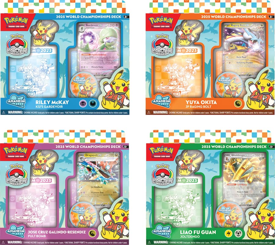 2025 Pokemon TCG World Championship Deck Box | Columbia Sports Cards - Columbia Sports Cards