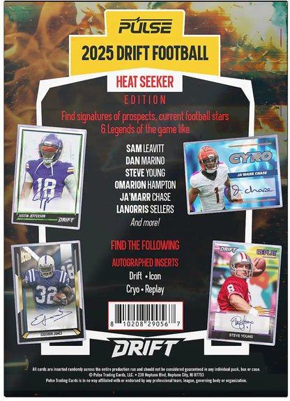 2025 Pulse Drift Football Heat Seeker Edition Hobby Box | Columbia Sports Cards - Columbia Sports Cards