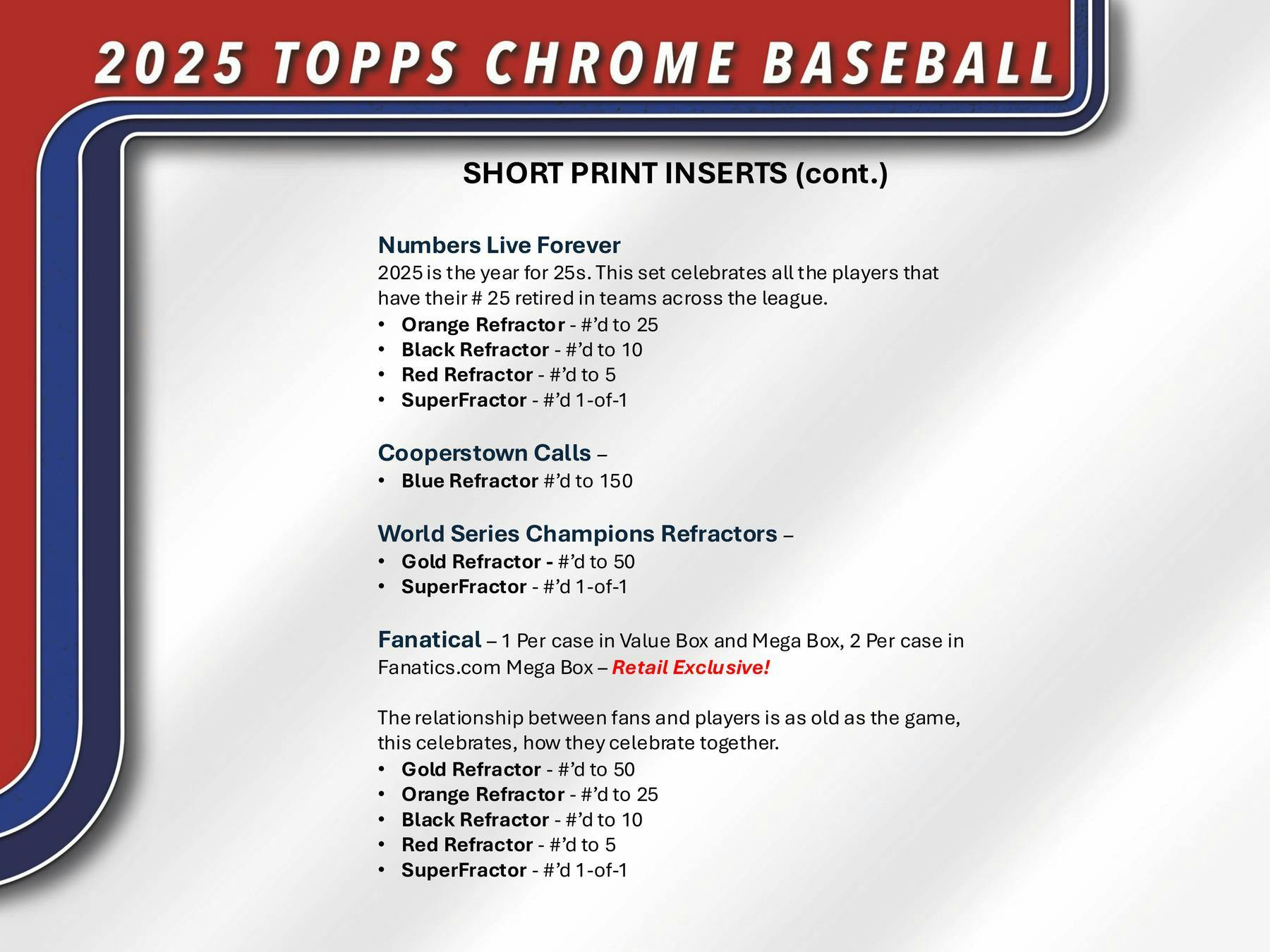 2025 Topps Chrome Baseball 7 - Pack Blaster Box - Columbia Hobby - Sports Card Boxes - Toploaders - Card Savers