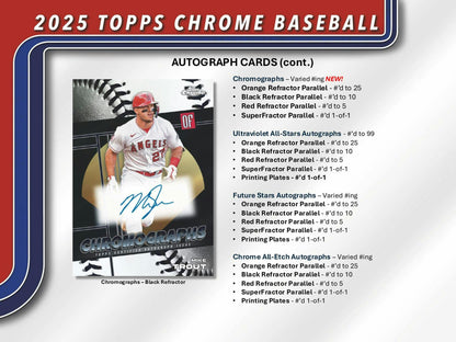 2025 Topps Chrome Baseball Hobby Jumbo Box - Columbia Hobby - Sports Card Boxes - Toploaders - Card Savers