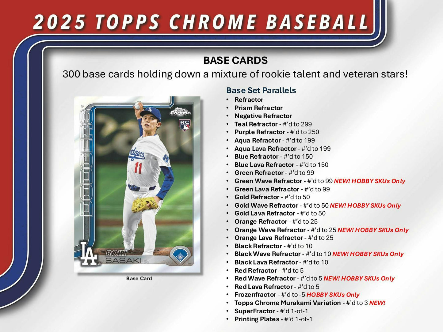 2025 Topps Chrome Baseball Hobby Jumbo Box - Columbia Hobby - Sports Card Boxes - Toploaders - Card Savers