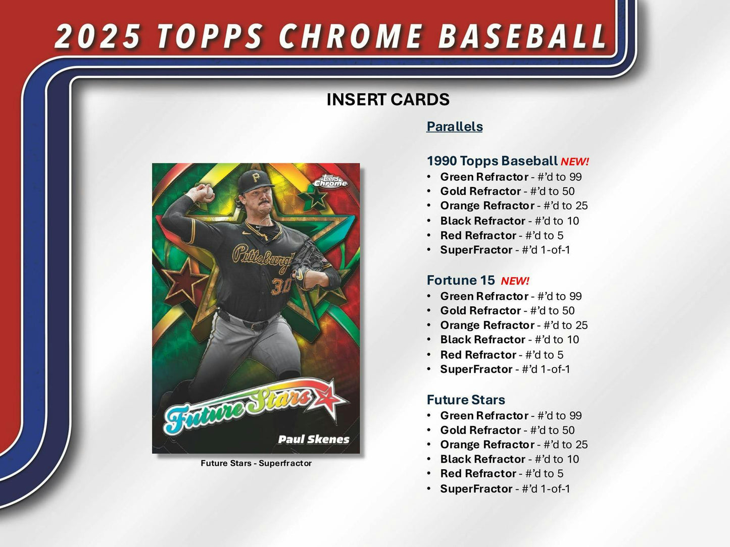 2025 Topps Chrome Baseball Hobby Jumbo Box - Columbia Hobby - Sports Card Boxes - Toploaders - Card Savers