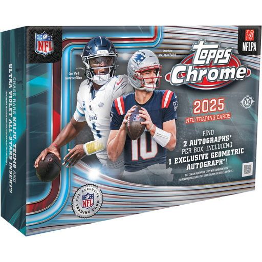 2025 Topps Chrome Football Breaker’s Delight Box | Columbia Sports Cards - Columbia Hobby - Sports Card Boxes - Toploaders - Card Savers