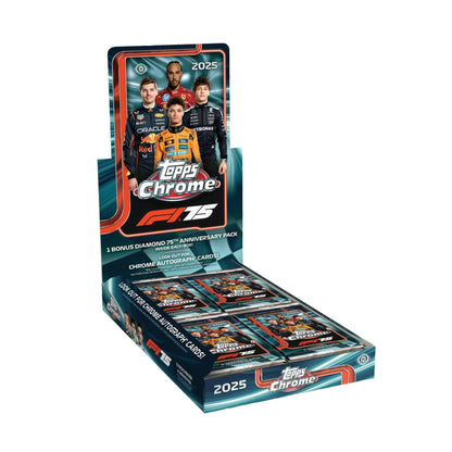 2025 Topps Chrome Formula 1 Racing Hobby Box | Columbia Sports Cards - Columbia Hobby - Sports Card Boxes - Toploaders - Card Savers