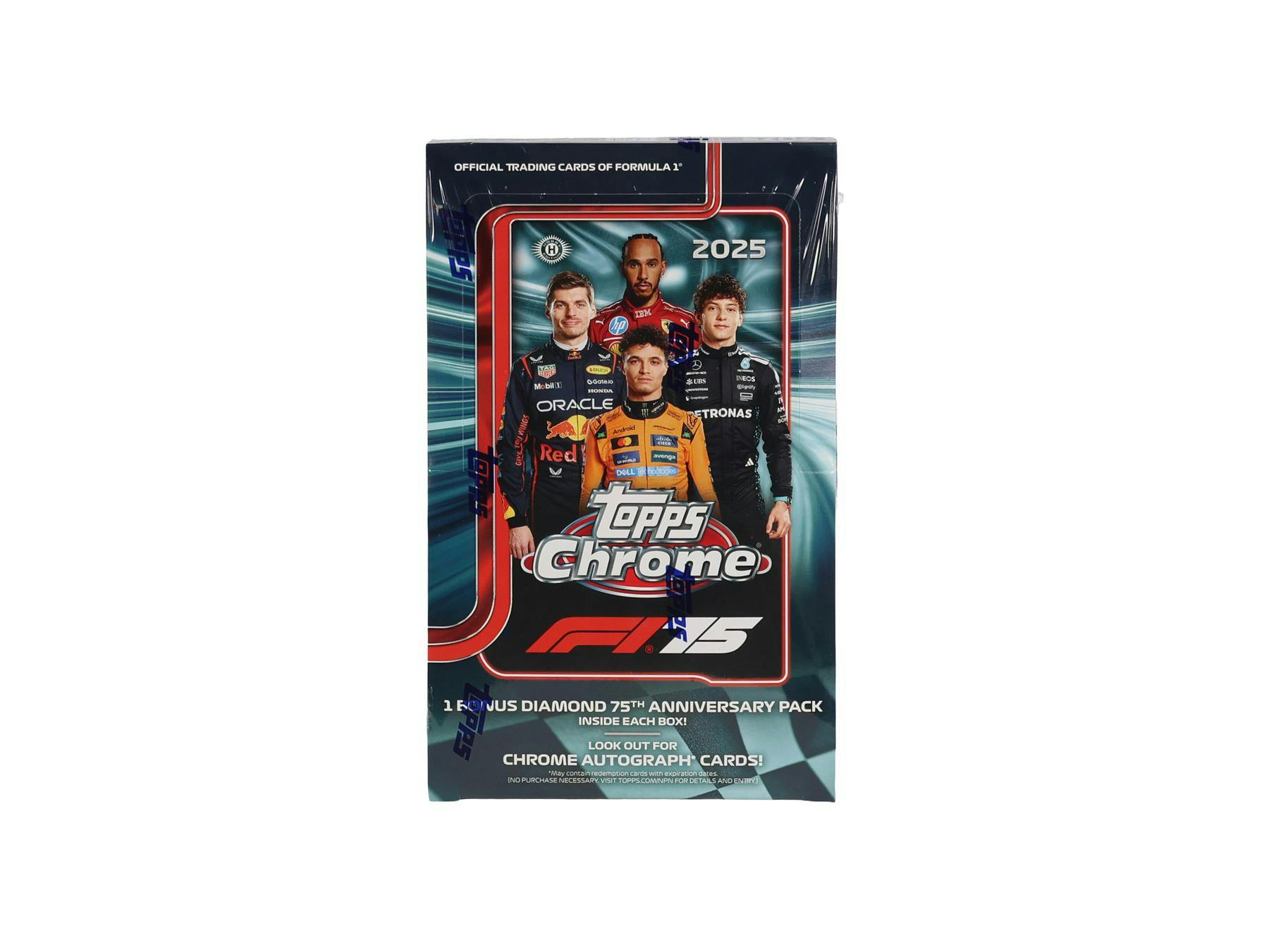 2025 Topps Chrome Formula 1 Racing Hobby Box | Columbia Sports Cards - Columbia Hobby - Sports Card Boxes - Toploaders - Card Savers