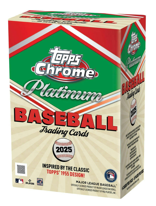 2025 Topps Chrome Platinum ’55 Baseball Blaster Box | Columbia Sports Cards - Columbia Sports Cards