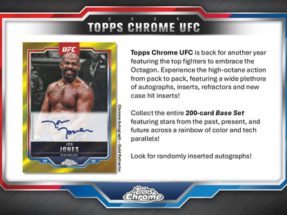 2025 Topps Chrome UFC Mega Box - Columbia Hobby - Sports Card Boxes - Toploaders - Card Savers