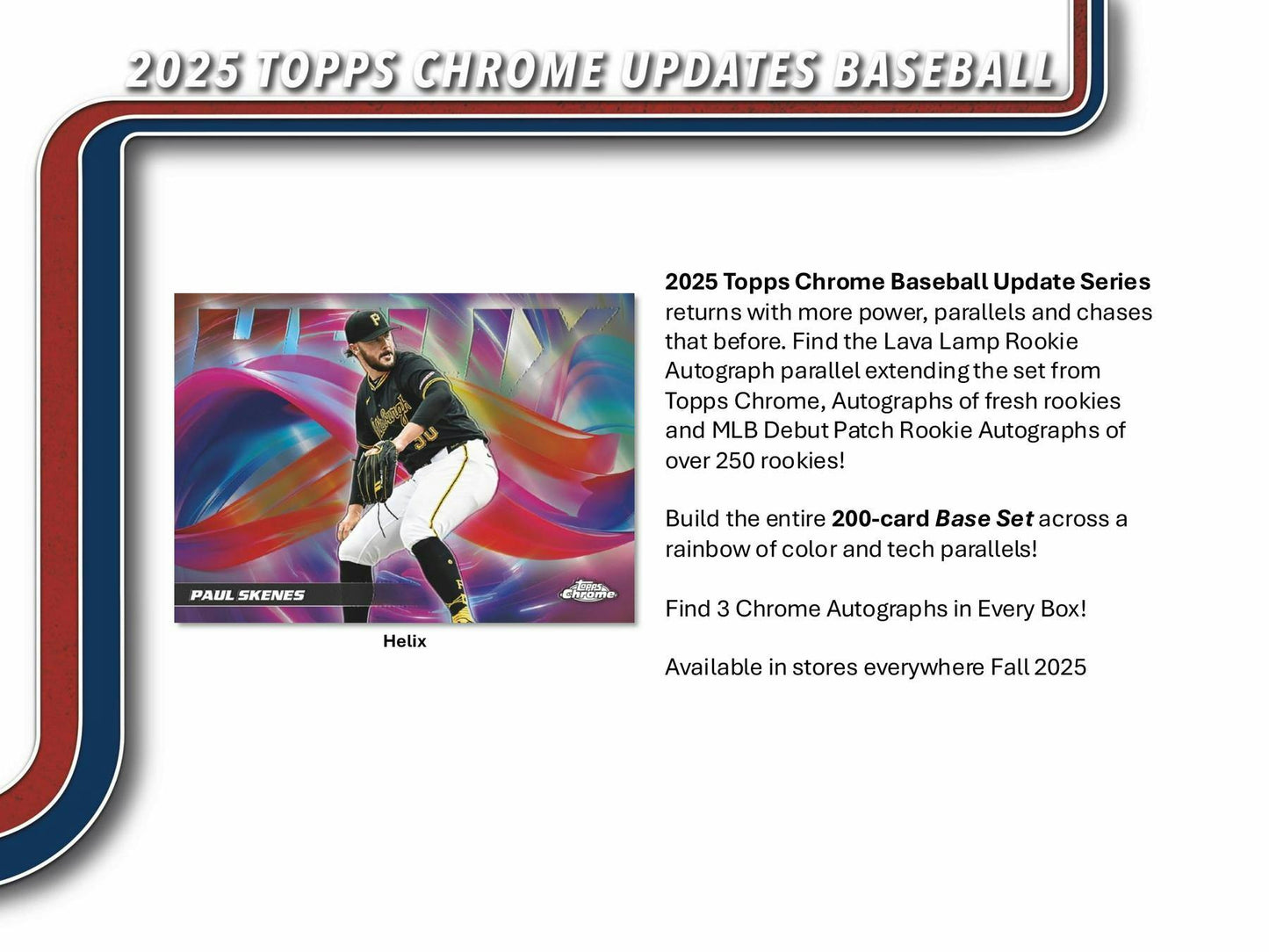 2025 Topps Chrome Update Series Baseball Hobby Jumbo Box - Columbia Hobby - Sports Card Boxes - Toploaders - Card Savers