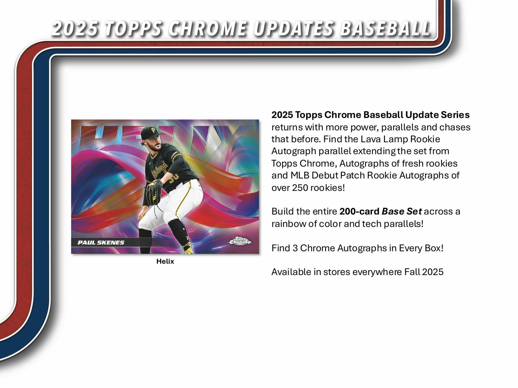 2025 Topps Chrome Update Series Baseball Hobby Jumbo Box - Columbia Hobby - Sports Card Boxes - Toploaders - Card Savers