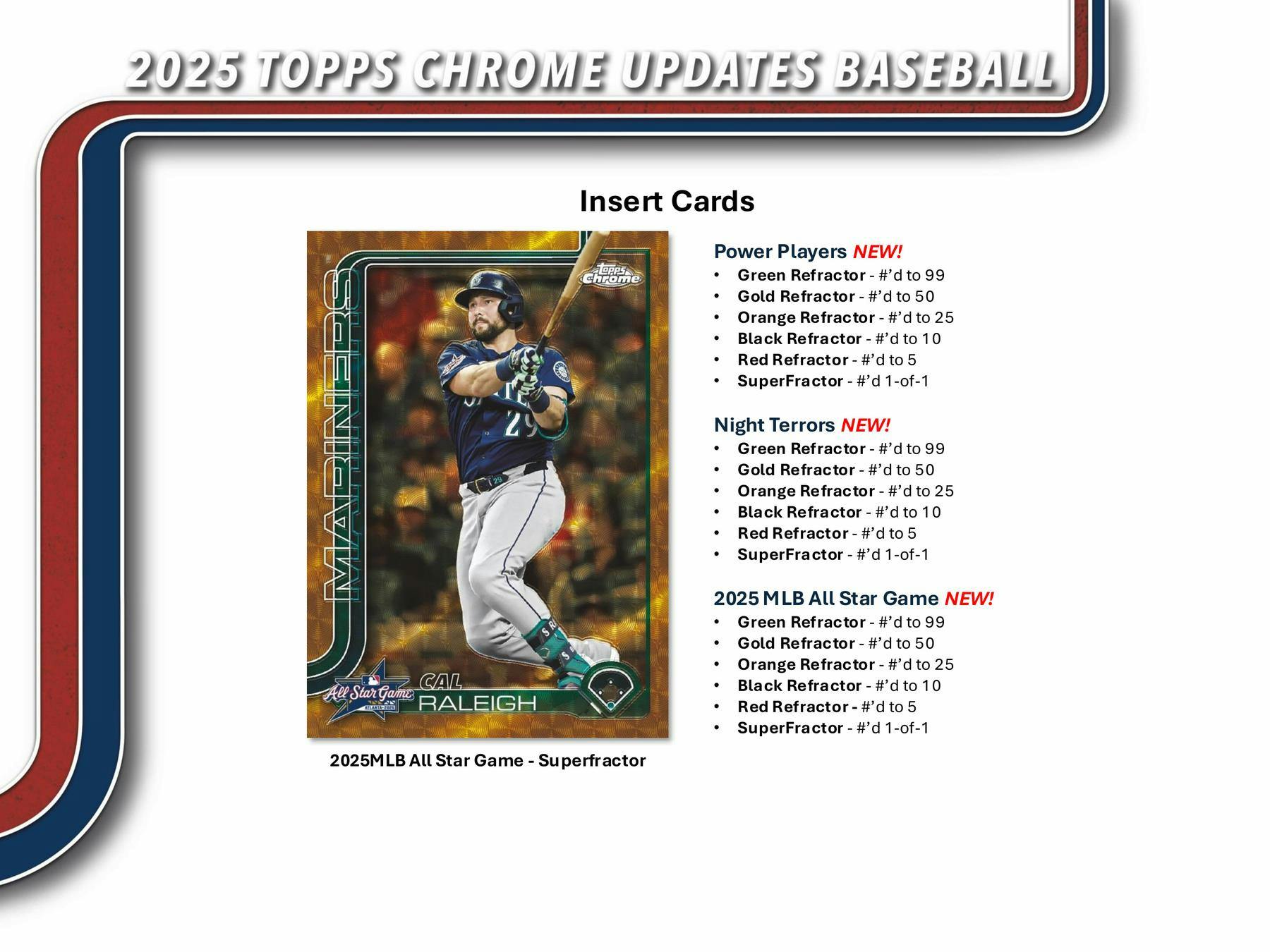 2025 Topps Chrome Update Series Baseball Hobby Jumbo Box - Columbia Hobby - Sports Card Boxes - Toploaders - Card Savers