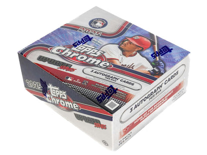 2025 Topps Chrome Update Series Baseball Hobby Jumbo Box - Columbia Hobby - Sports Card Boxes - Toploaders - Card Savers