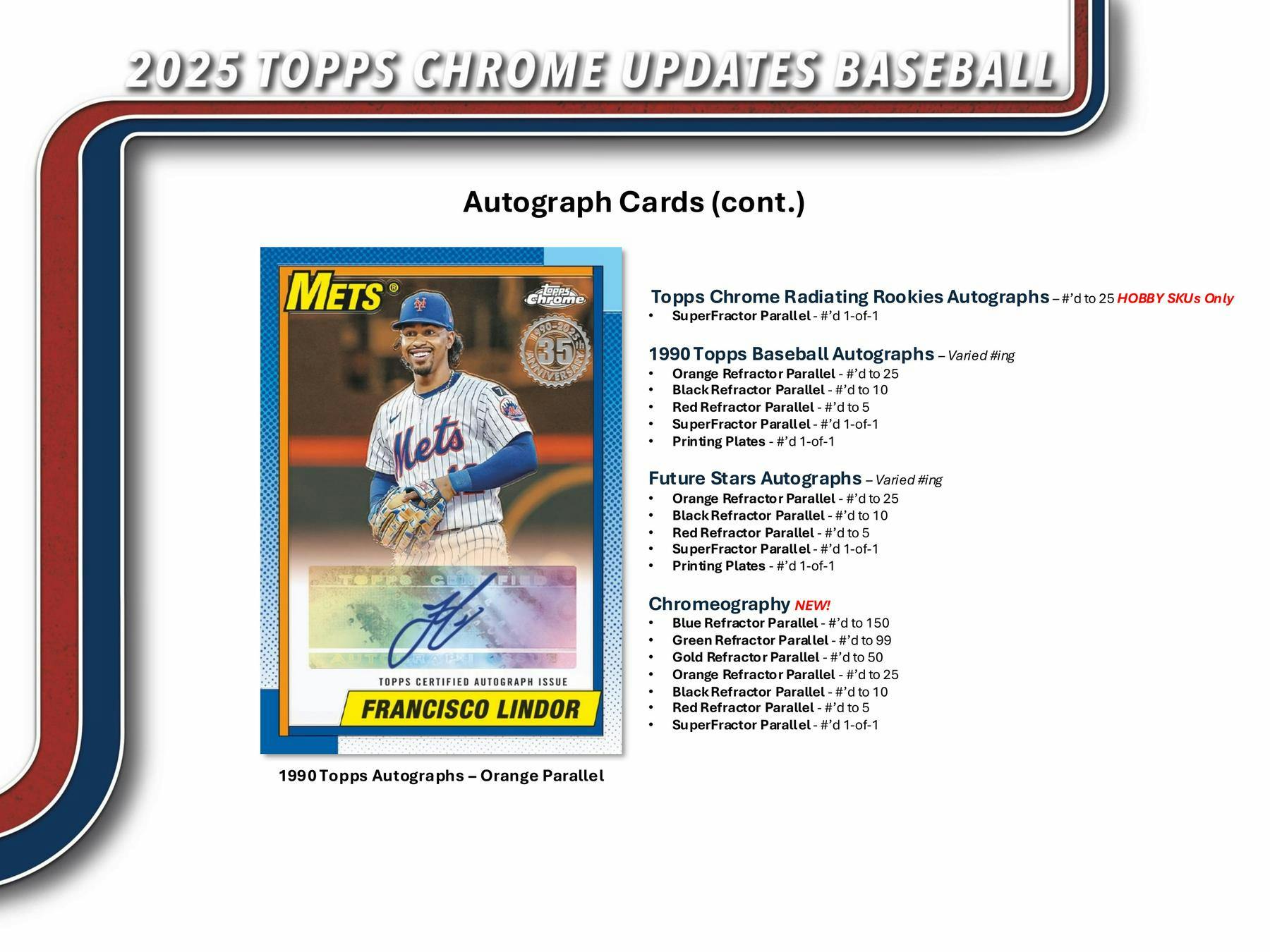 2025 Topps Chrome Update Series Baseball Hobby Jumbo Box - Columbia Hobby - Sports Card Boxes - Toploaders - Card Savers