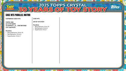 2025 Topps Crystal 30 Years of Toy Story Hobby Box | Columbia Sports Cards - Columbia Hobby - Sports Card Boxes - Toploaders - Card Savers