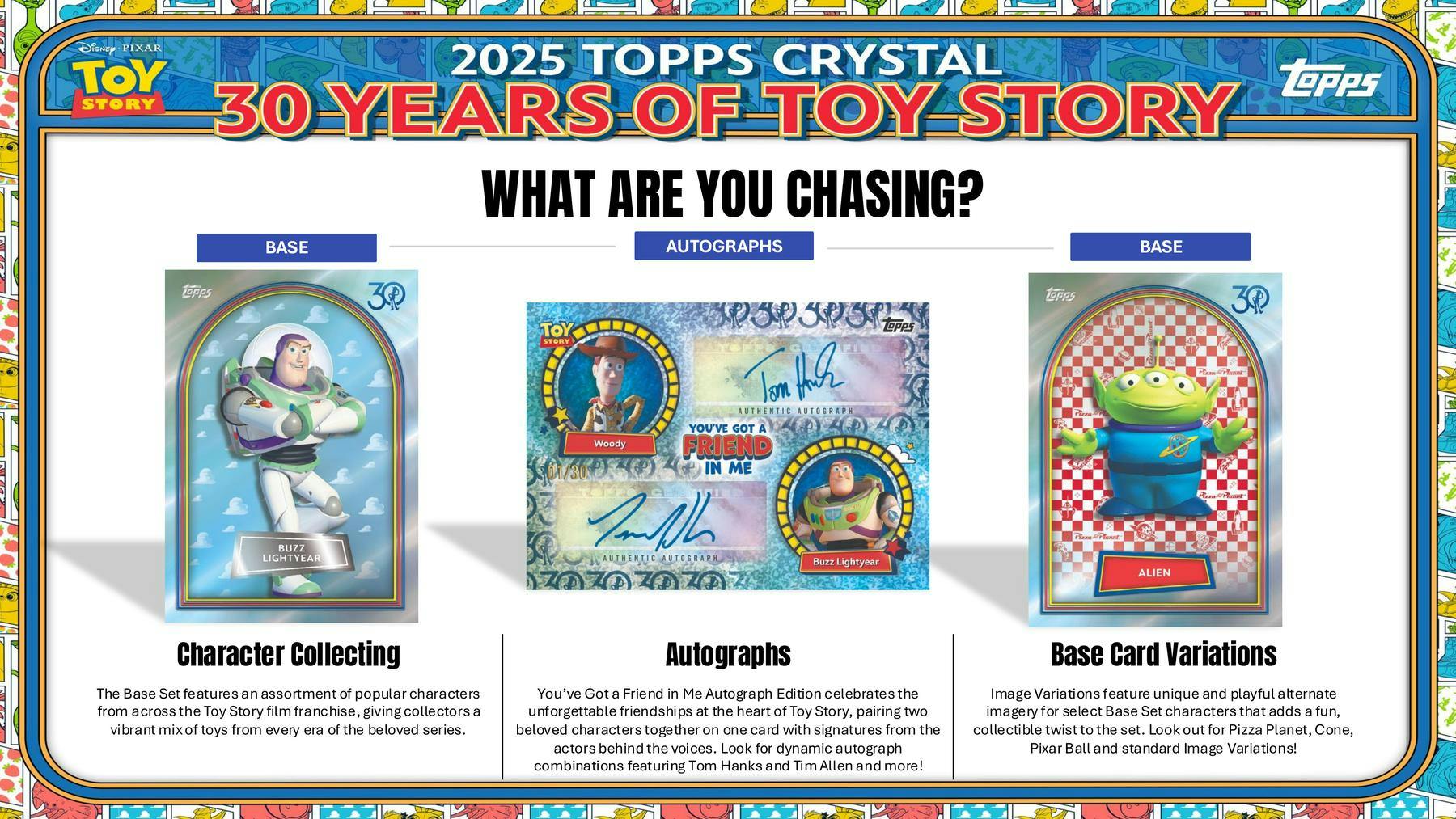 2025 Topps Crystal 30 Years of Toy Story Hobby Box | Columbia Sports Cards - Columbia Hobby - Sports Card Boxes - Toploaders - Card Savers