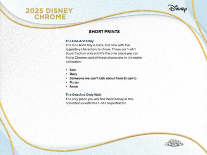 2025 Topps Disney Chrome 7 - Pack Blaster Box | Columbia Sports Cards - Columbia Hobby - Sports Card Boxes - Toploaders - Card Savers