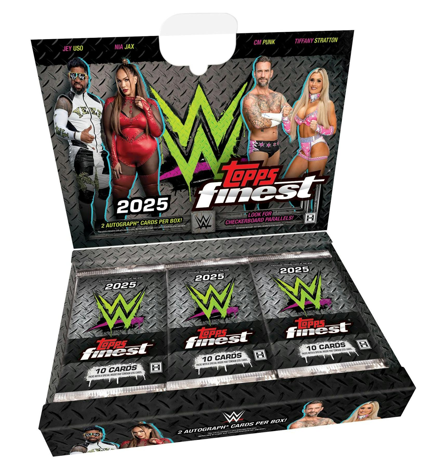 2025 Topps Finest WWE Hobby Box | Columbia Sports Cards - Columbia Hobby - Sports Card Boxes - Toploaders - Card Savers