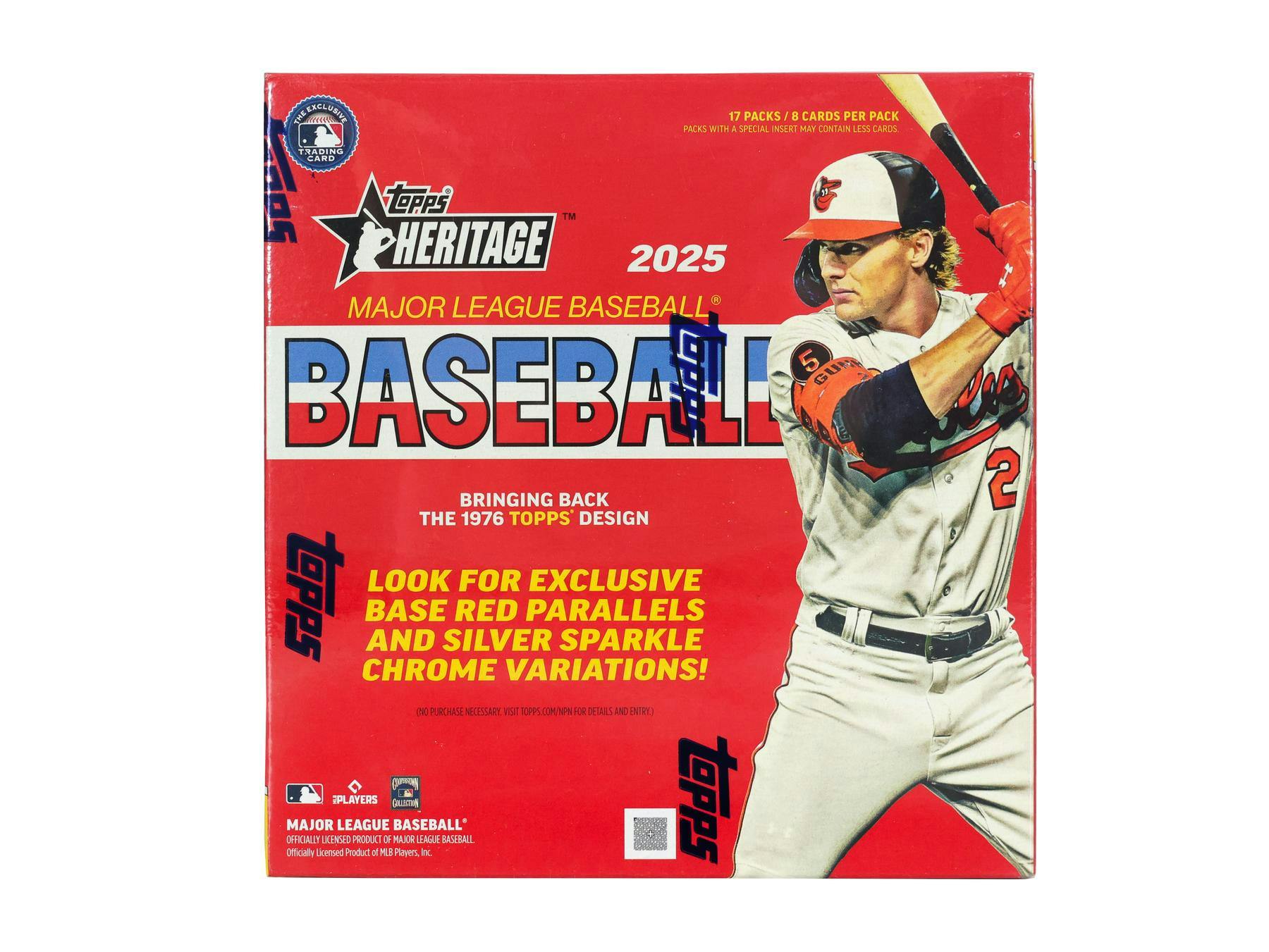2025 Topps Heritage Baseball Mega Box - Columbia Hobby - Sports Card Boxes - Toploaders - Card Savers