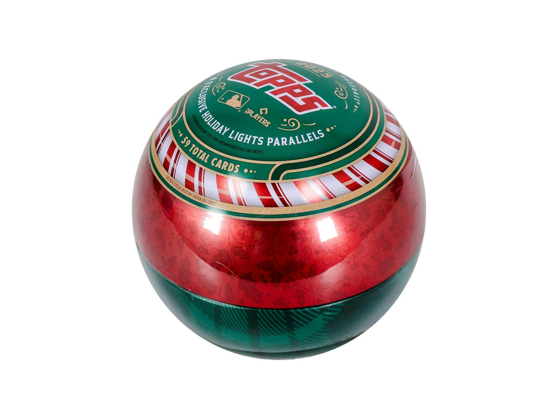 2025 Topps Holiday Baseball Tin | Columbia Sports Cards - Columbia Hobby - Sports Card Boxes - Toploaders - Card Savers