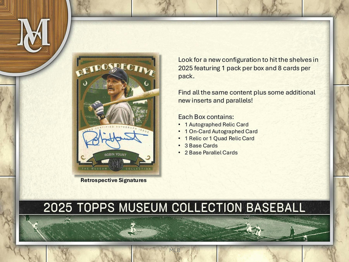 2025 Topps Museum Collection Baseball Hobby Box | Columbia Sports Cards - Columbia Hobby - Sports Card Boxes - Toploaders - Card Savers