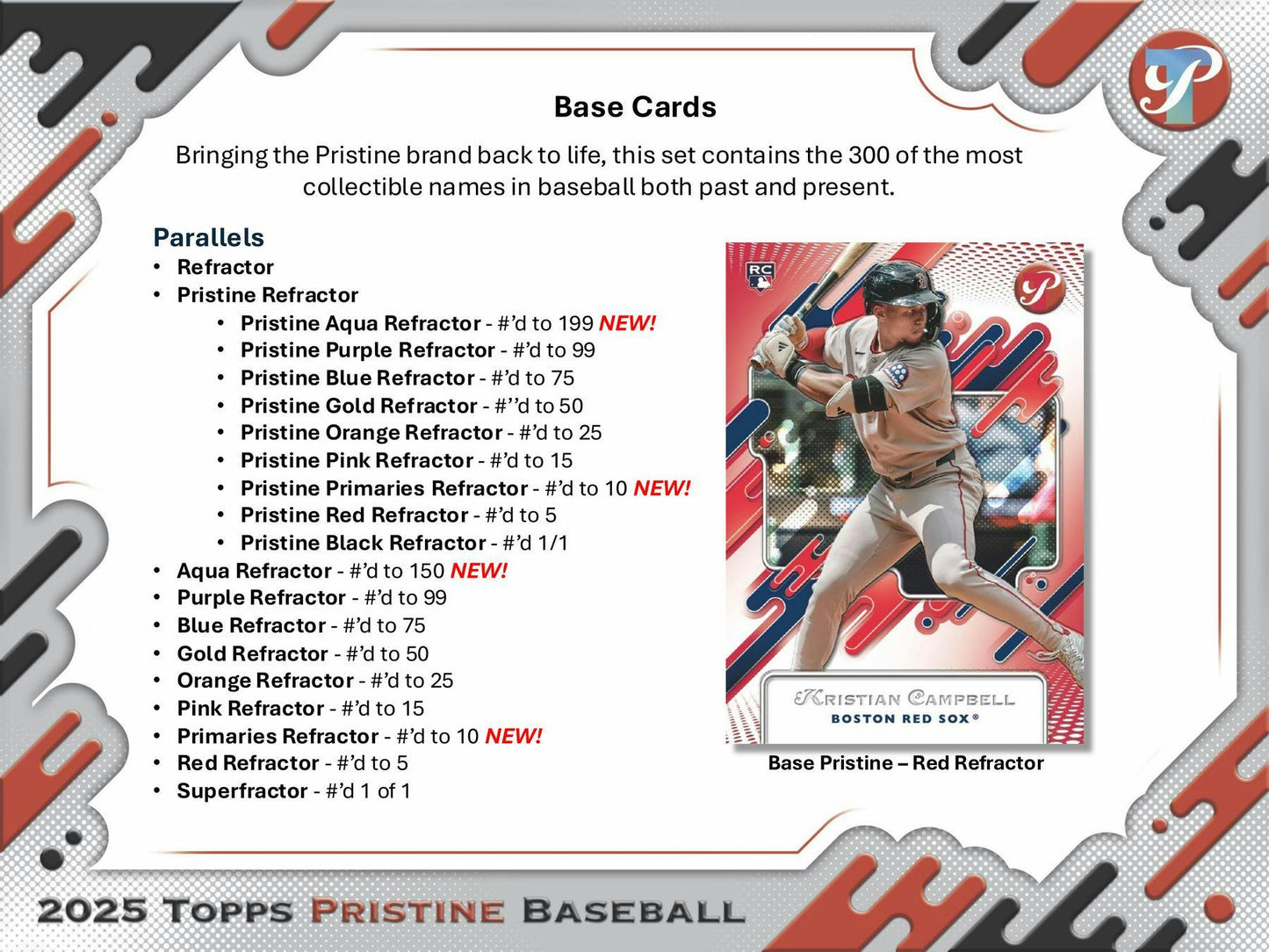 2025 Topps Pristine Baseball Hobby Box | Columbia Sports Cards PRESALE - Columbia Hobby - Sports Card Boxes - Toploaders - Card Savers