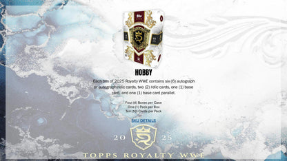 2025 Topps Royalty WWE Wrestling Hobby Box | Columbia Sports Cards - Columbia Hobby - Sports Card Boxes - Toploaders - Card Savers
