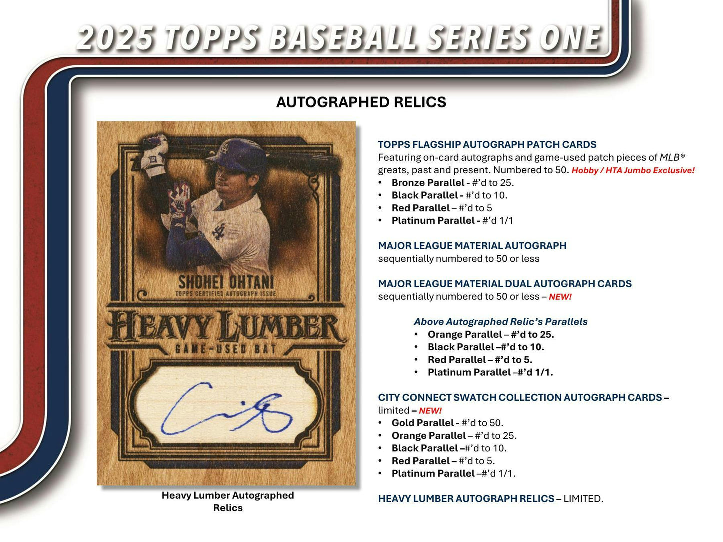 2025 Topps Series 1 Baseball Hobby Jumbo Box - Columbia Hobby - Sports Card Boxes - Toploaders - Card Savers
