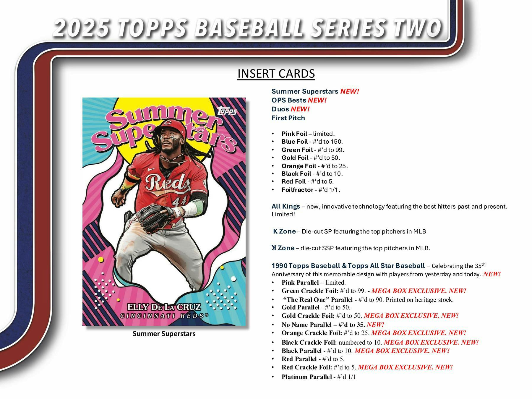 2025 Topps Series 2 Baseball 7 - Pack Blaster Box - Columbia Hobby - Sports Card Boxes - Toploaders - Card Savers