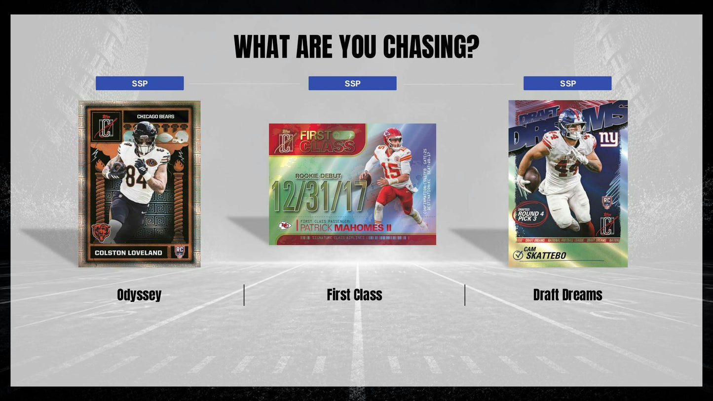 2025 Topps Signature Class Football Mega Box | Columbia Sports Cards - Columbia Sports Cards