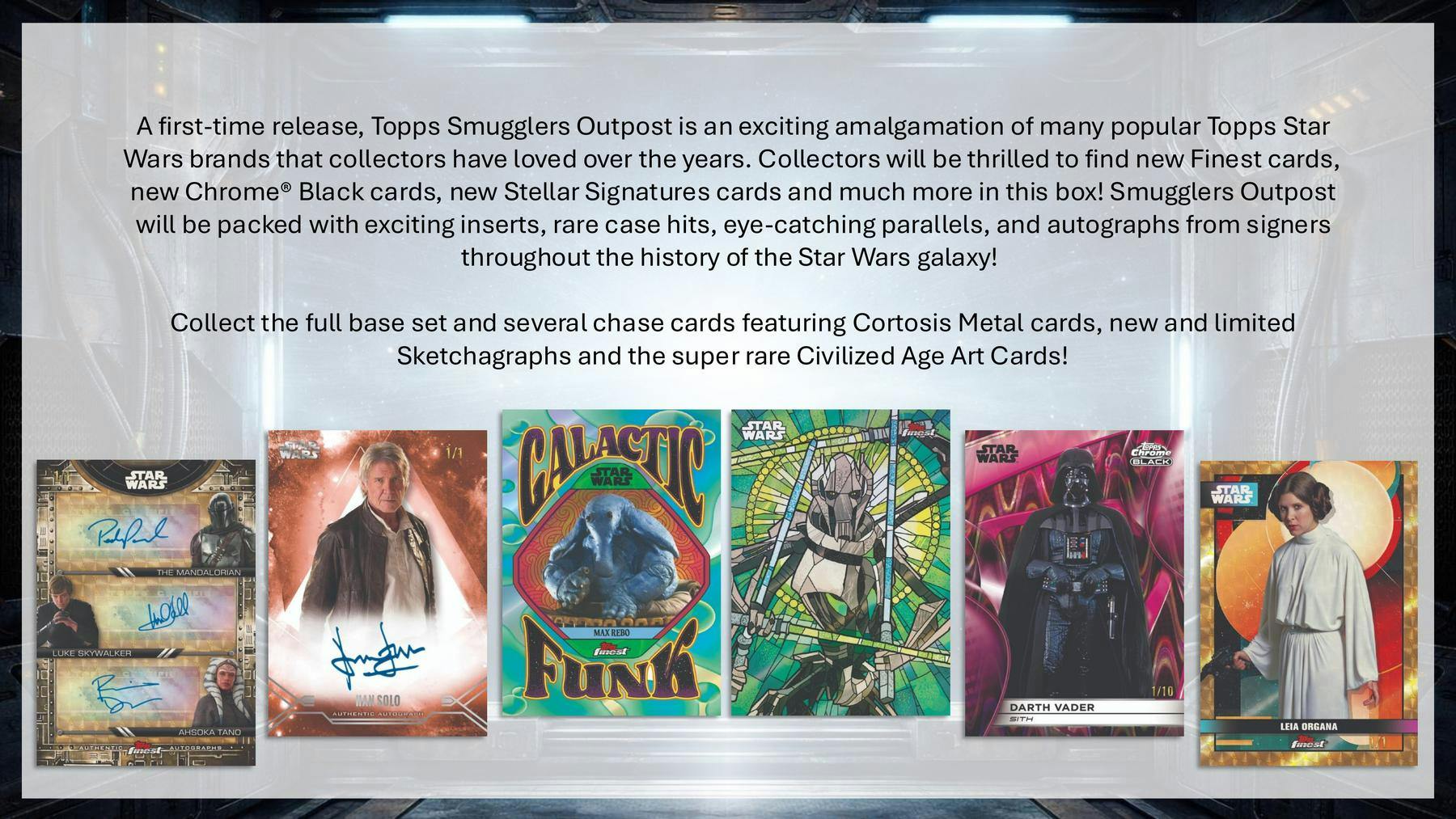 2025 Topps Star Wars Smugglers Outpost Hobby Box | Columbia Sports Cards - Columbia Hobby - Sports Card Boxes - Toploaders - Card Savers