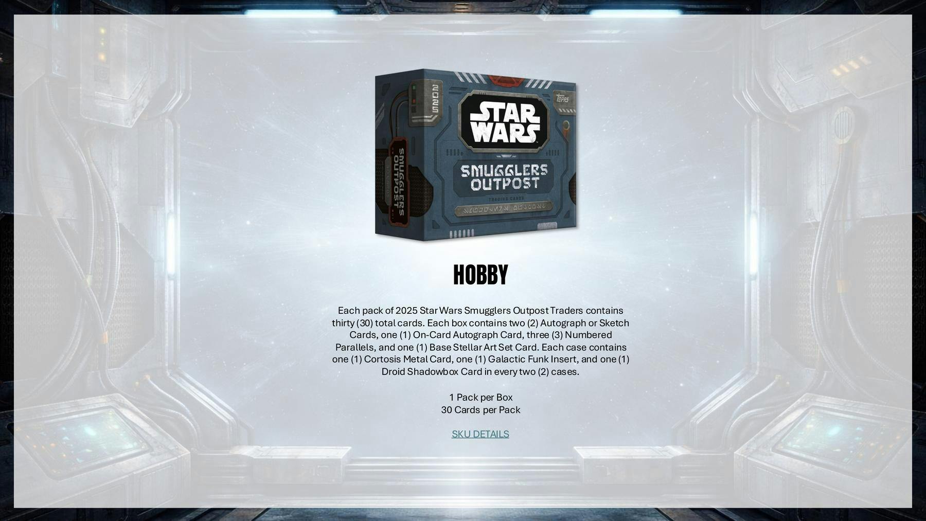 2025 Topps Star Wars Smugglers Outpost Hobby Box | Columbia Sports Cards - Columbia Hobby - Sports Card Boxes - Toploaders - Card Savers