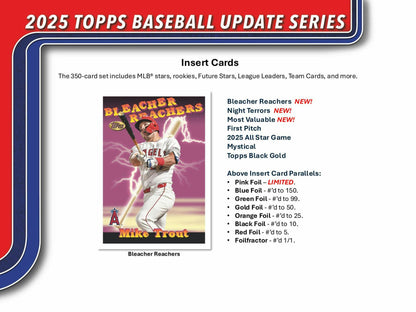 2025 Topps Update Series Baseball 7 - Pack Blaster Box | Columbia Sports Cards - Columbia Hobby - Sports Card Boxes - Toploaders - Card Savers
