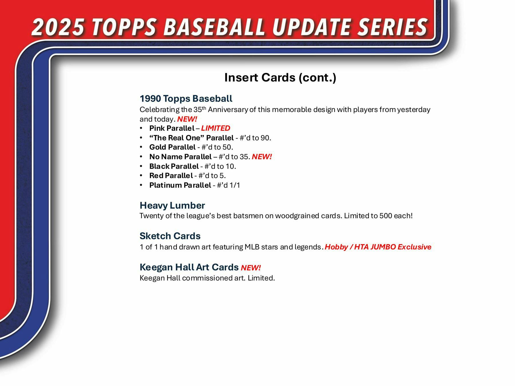 2025 Topps Update Series Baseball Hobby Jumbo Box | Columbia Sports Cards - Columbia Hobby - Sports Card Boxes - Toploaders - Card Savers