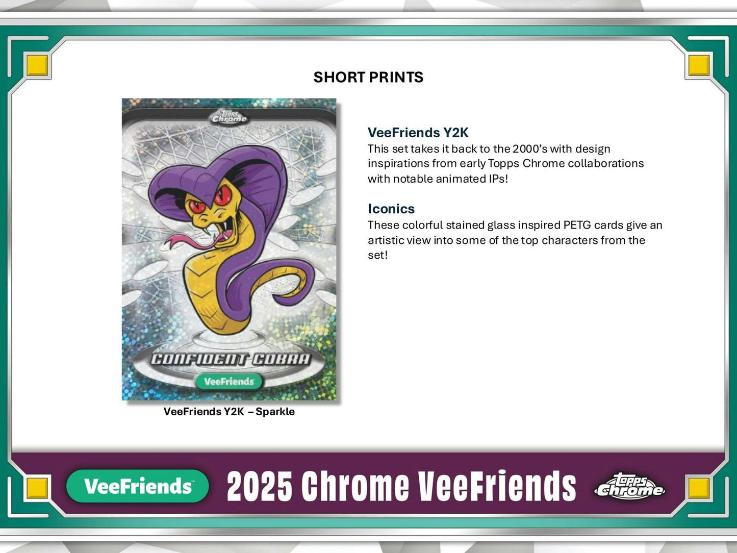2025 Topps VeeFriends Chrome Hobby Box - Columbia Hobby - Sports Card Boxes - Toploaders - Card Savers