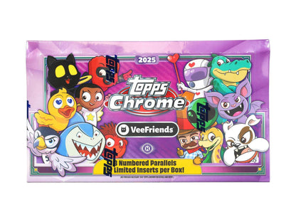 2025 Topps VeeFriends Chrome Hobby Box - Columbia Hobby - Sports Card Boxes - Toploaders - Card Savers