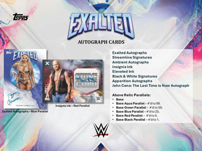 2025 Topps WWE Exalted Wrestling Hobby Box | Columbia Sports Cards - Columbia Hobby - Sports Card Boxes - Toploaders - Card Savers