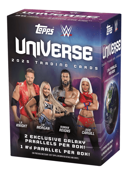 2025 Topps WWE Universe Blaster Box (POS) - Columbia Hobby - Sports Card Boxes - Toploaders - Card Savers