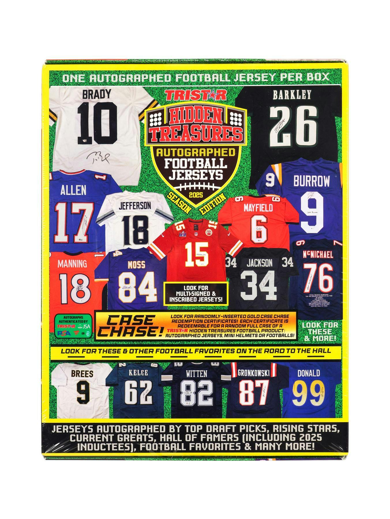 2025 TriStar Autographed Football Jersey Series 2 Hobby Box | Columbia Sports Cards - Columbia Hobby - Sports Card Boxes - Toploaders - Card Savers