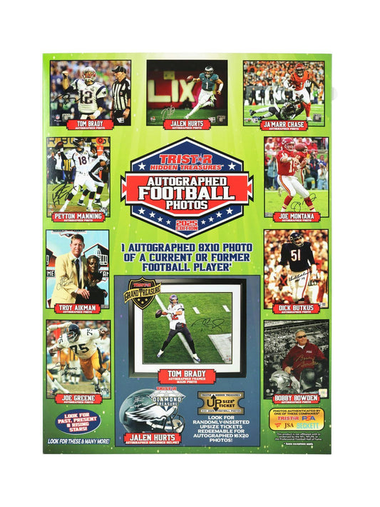 2025 TriStar Hidden Treasures Autographed Football Photos Hobby Box | Columbia Sports Cards - Columbia Hobby - Sports Card Boxes - Toploaders - Card Savers