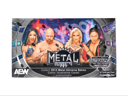 2025 Upper Deck AEW Skybox Metal Universe Wrestling Hobby Box - Columbia Hobby - Sports Card Boxes - Toploaders - Card Savers