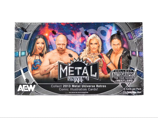 2025 Upper Deck AEW Skybox Metal Universe Wrestling Hobby Box - Columbia Hobby - Sports Card Boxes - Toploaders - Card Savers
