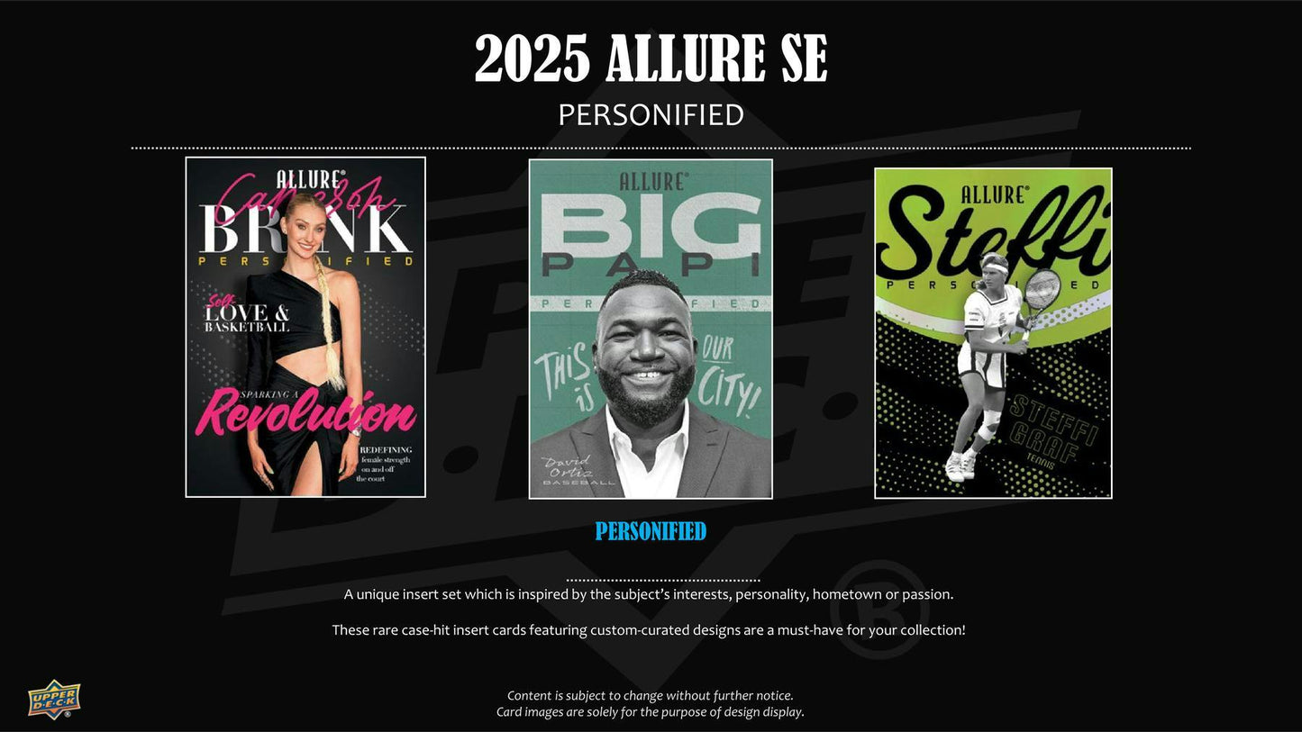 2025 Upper Deck Allure SE Hobby Box - Columbia Hobby - Sports Card Boxes - Toploaders - Card Savers